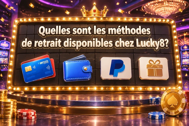Quelles sont les méthodes de retrait disponibles chez Lucky8?