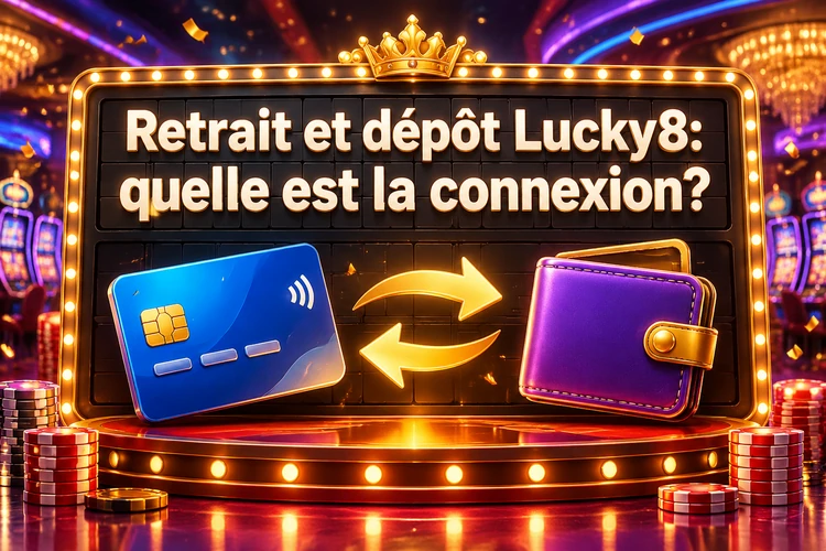 Retrait et dépôt Lucky8: quelle est la connexion?