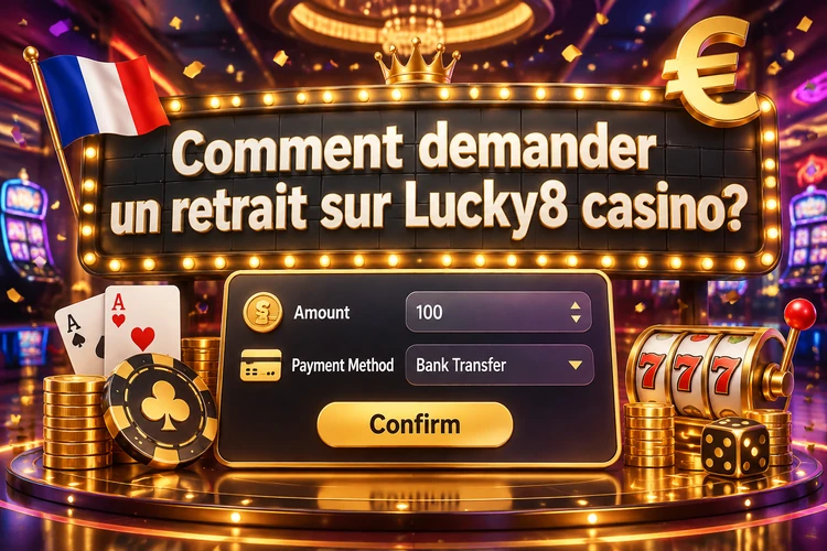 Comment demander un retrait sur Lucky8 casino?
