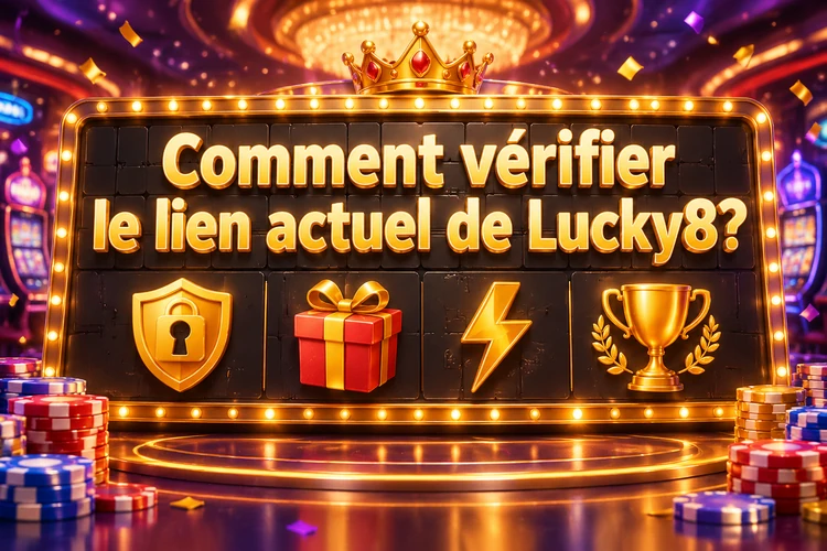 Comment vérifier le lien actuel de Lucky8?