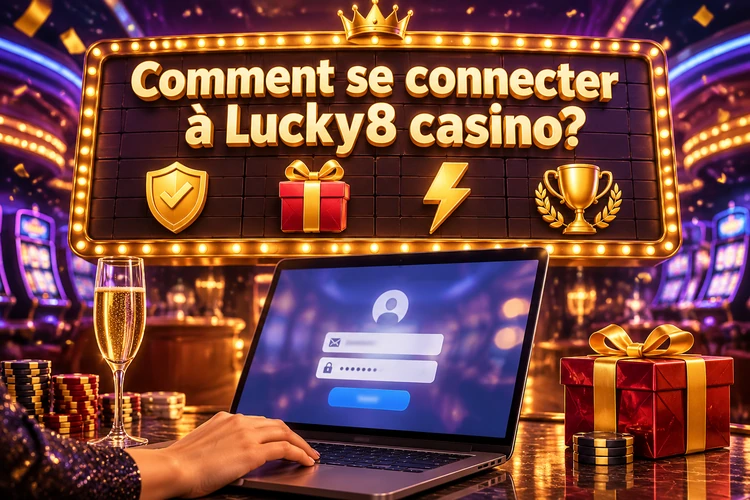 Comment se connecter à Lucky8 casino?