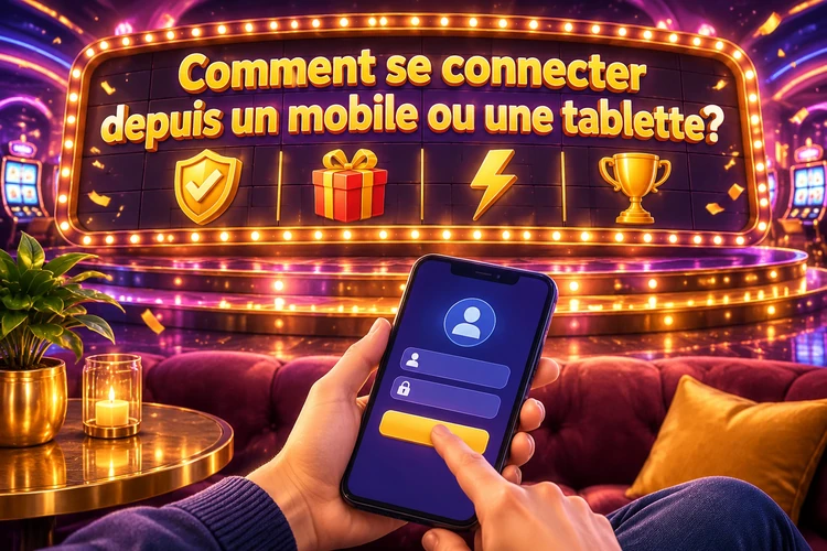 Comment se connecter depuis un mobile ou une tablette?